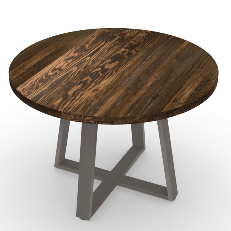 Table de salle à manger fir Damico, H 30 po x L 36 po x l 36 po, Délavé