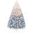 Lake Blue Gradient Flocked Artificial Christmas Tree-101419759-106242455