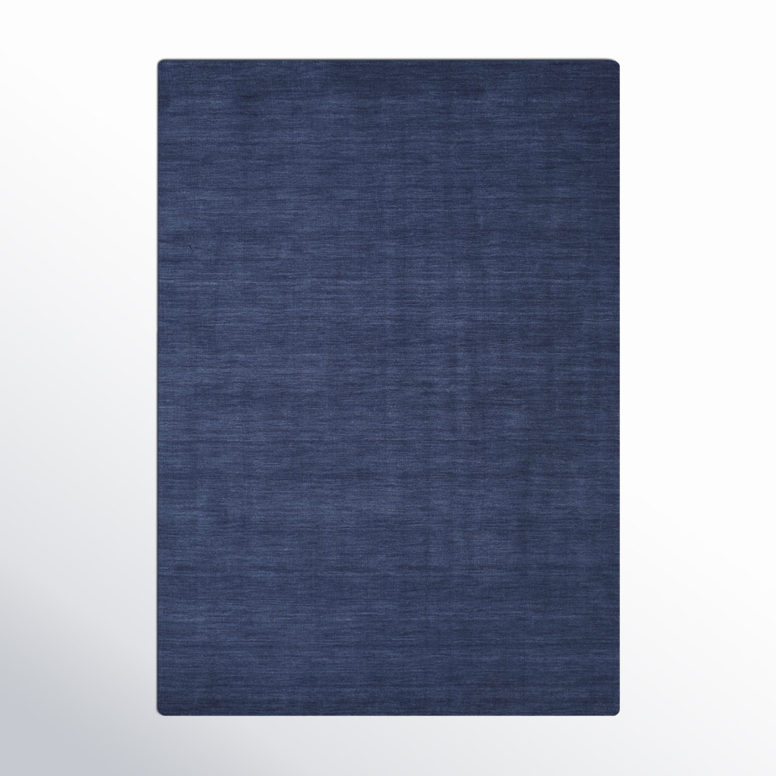 Kaden Hand-Woven Wool Shag Rug, Rectangle 3'6" x 5'6", Blue