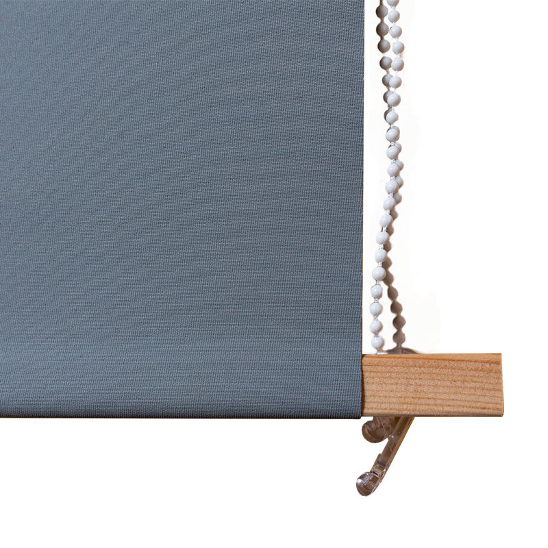 Cut to Size Blackout Roller Blind, Grey, 195 cm L x 120 cm W