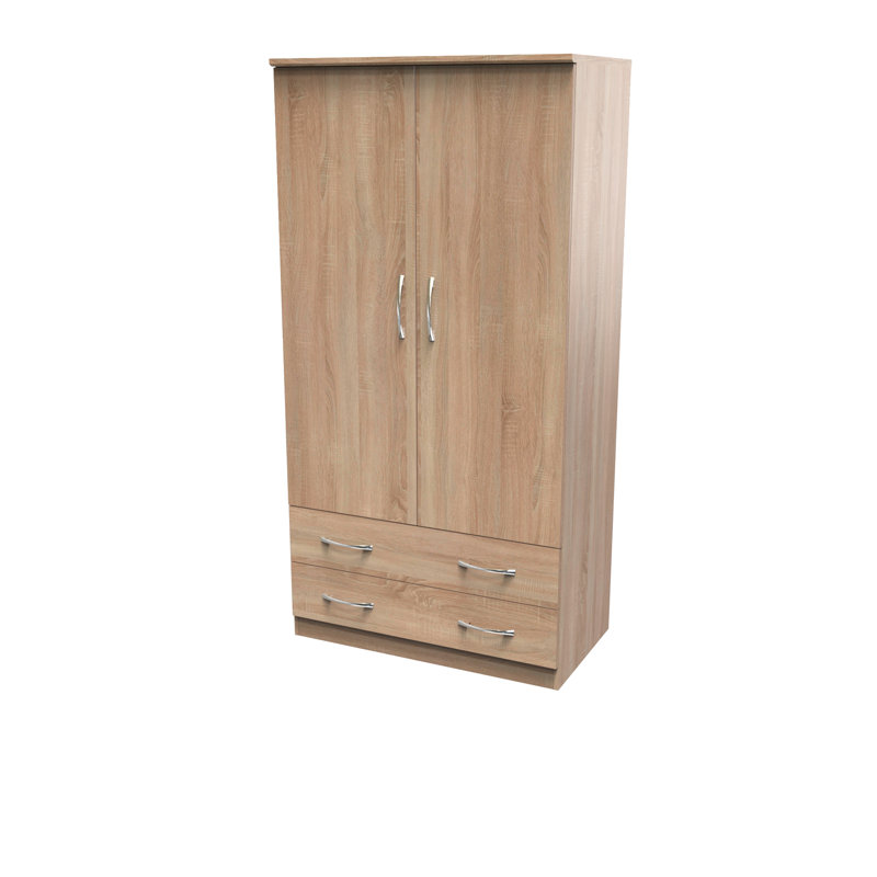 Dekyn Manufactured Wood Wardrobe, Bardolino Oak