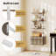 184cm H x 60cm W Metal Floating Bookcase-1702175931