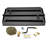 Triple Row Gas Burner Pan & Connection Kit - Powder Coated - Fire Pit or Fireplace- FREE Bonus Bag of Glowing Embers-101958870-109719714