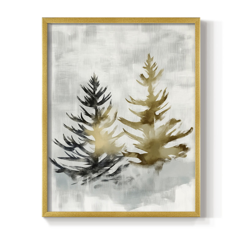 Reproduction encadrée - bois massif, H 30 po x l 24 po, Doré