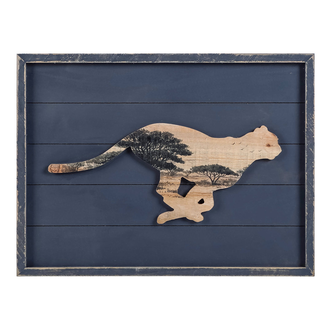 Africa Wildlife Woodland Decor Handmade Rustic Landscape & Nature Wall Decor Millwood Pines