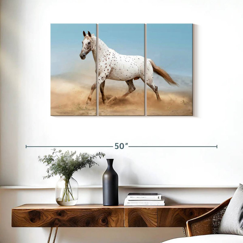 Brampt Appaloosa Desert Horse, 24" H x 38" W