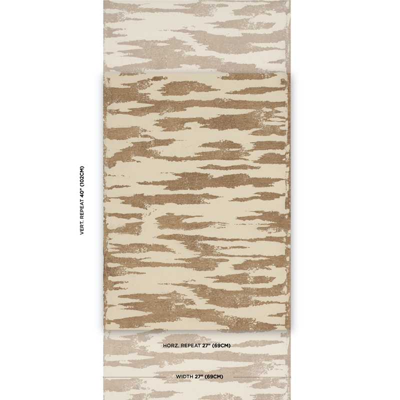 Papier peint Schumacher x Celerie Kemble, Bouleau