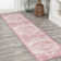 Scottsdale Ogee Medallion Machine-Washable Red/Orange/Cream Rug