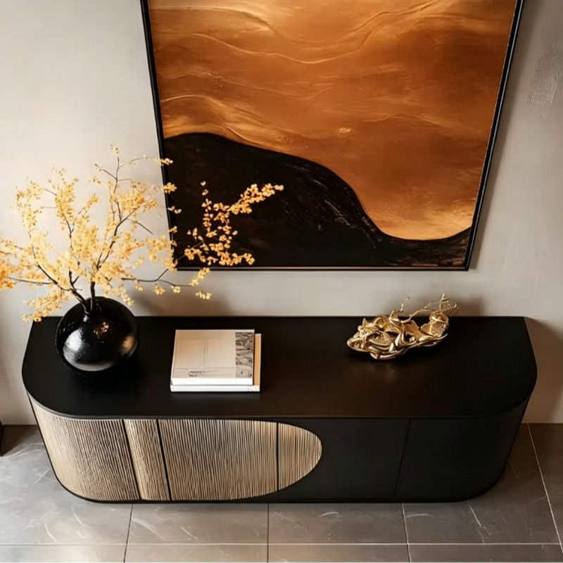 Buffet simple à grande capacité, 35.43" H x 62.99" W x 15.75" D