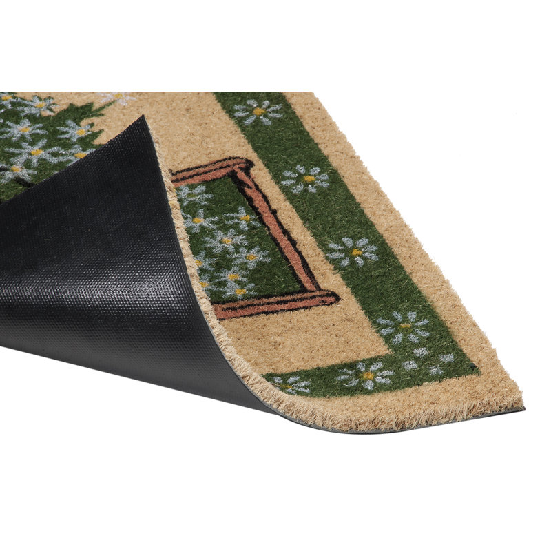 Panier 30 po x 18 po tapis de porte extérieur antidérapant Wyat