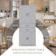 Armoire de rangement autoportante 72,6 po avec 2 tiroirs, 2 armoires et 6 tablettes derrière la porte-1720135815