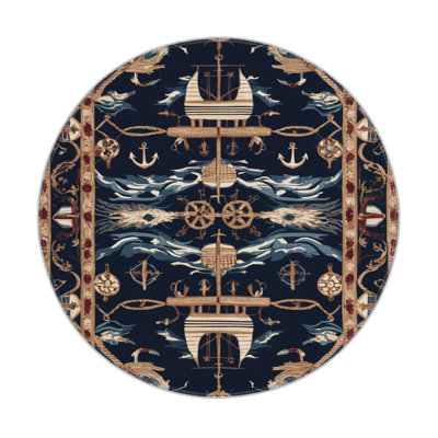 Tapis d'intérieur et d'extérieur gris Persian