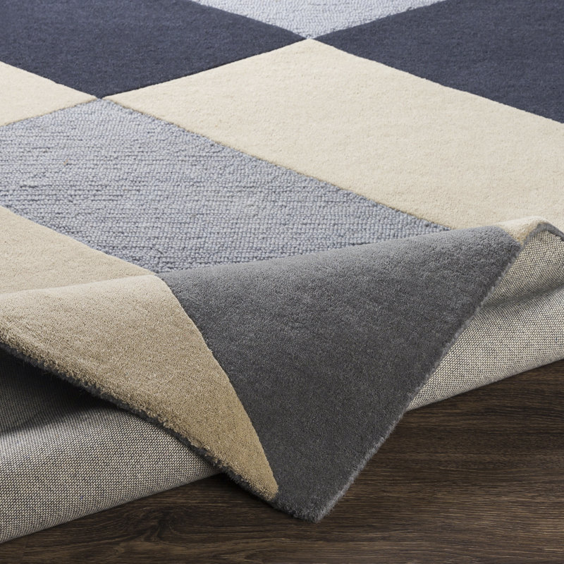 Nida Wool Geometric Indoor Rug, Rectangle 9' x 13'