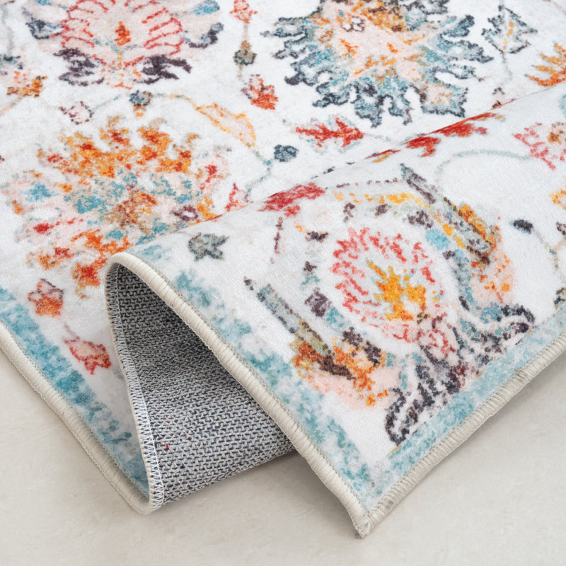Tapis en flanelle Harner, Tapis de couloir 1 pi 8 po x 5 pi