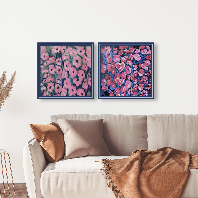 Forever Blooming Set Set by Oliver Gal, 80"H x 80"W, Gallery Wrapped