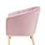 Chaise d'appoint Colla Midnight & Gold Finish-208394820