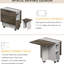 Table de salle à manger extensible 5 pièces. 55 po. 4 chaises. Rangement. 6 roues. . Brun, table à 4 rallonges, rangement, roulettes, robuste, brun, décor peu encombrant