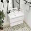 Meuble-lavabo simple avec plateau Gombach-186556009