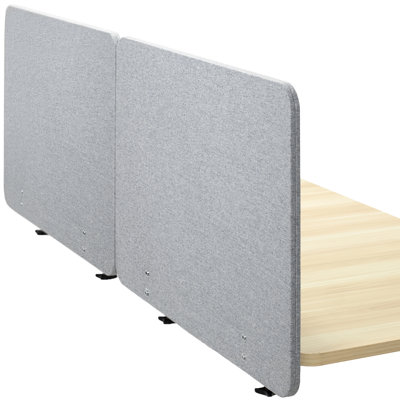 Système d'intimité pour bureau à fixer sur table 71 "x 24" VIVO (2 panneaux) (PP-2-V072G)