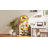 71''H Display Cabinet With 3-Color Sensor Light, 5-Tier Arch Storage Cabinet-639548696