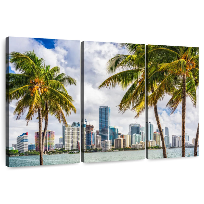 Kavia Tropical Downtown Miami, 36" H x 57" W