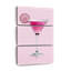Cocktail rose martini sur toile, 3 pièces-92900216