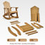 Chaise Adirondack berçante Aweys-1768631346