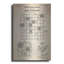 «Wall Apparatus Blueprint Brevet Parchment», art mural en métal, 12 po x 16 po