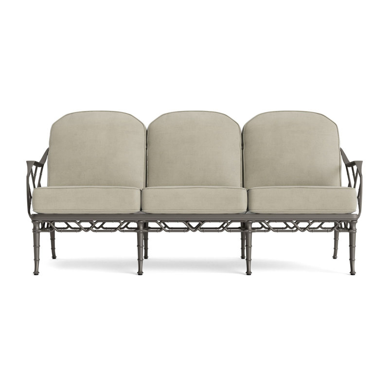 Calcutta Outdoor 3 - Seat Patio Sofa, Fusion Neptune, Mica