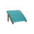 Aruba Blue Top/Chocolate Brown Base selected
