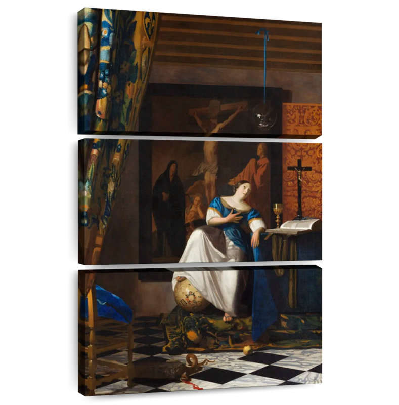Leisha, Allégorie de la Foi Catholique 1670-1672, H 50 po x l 32 po