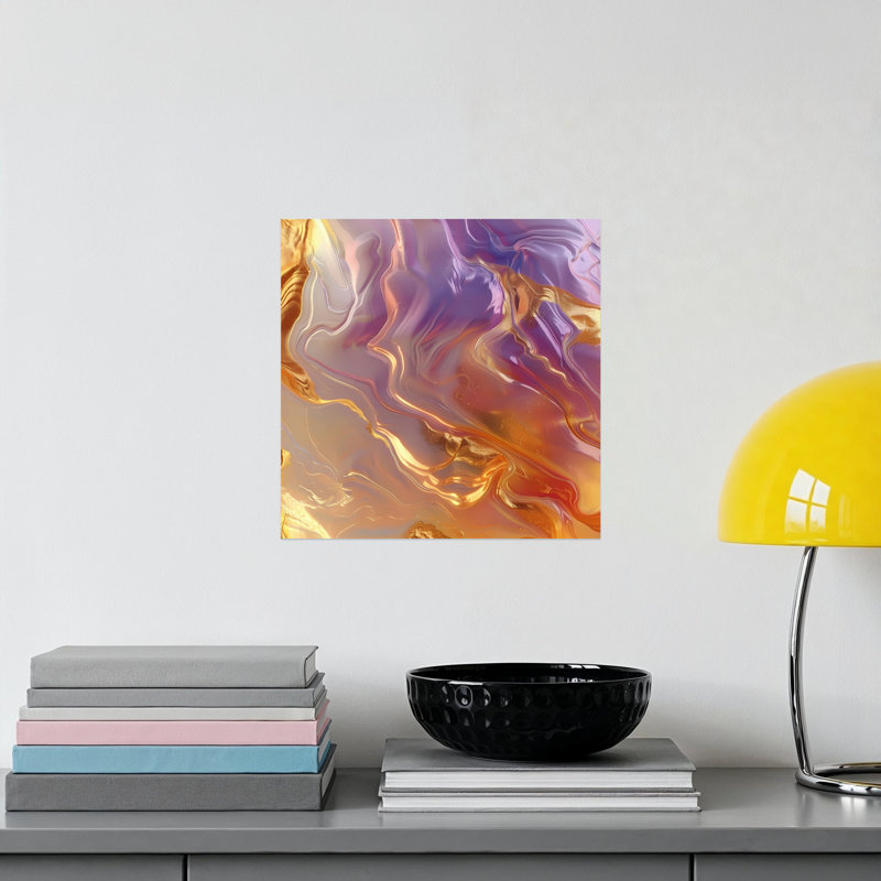Akur No Frame Print on Canvas, 25.4 cm H  x 25.4 cm W
