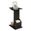 Grande table de bout en C 24 po avec porte-revues Edwin-745450167