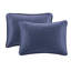 Couvre-lit grand bleu marine - rembourrage réversible 100% coton à 90% pour un style polyvalent La literie lavable à la machine Le rembourrage prélavé améliore l'apparence de la chambre à coucher