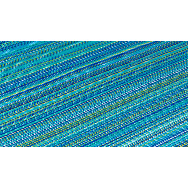 Tapis en plastique d'intérieur / extérieur réversible à séchage rapide de qualité supérieure Fiesta, Rectangle 4 pi x 6 pi