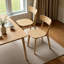 Chaise d'appoint en bois massif H 17 po Hoopes-809183241