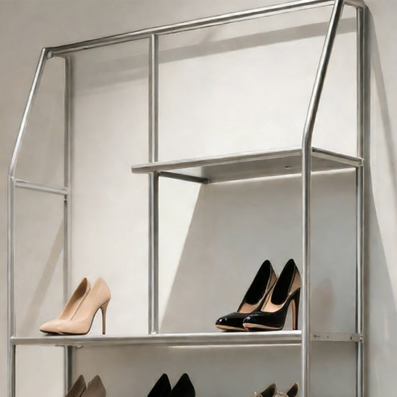 Tablette de présentation industrielle en métal, (6 Shelves) 61.02"H x 23.62"W x 11.81"D