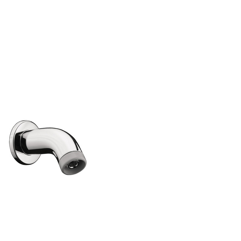 Bras de douche petit moulé 1/2 po avec bride showerpower, Chrome