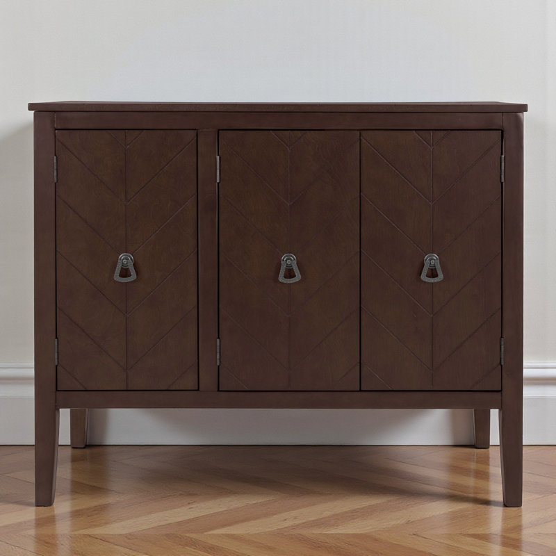 37" Sideboard with Cabinets, Brown