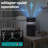 Serenelife Portable Air Purifier - Small Air Purifier With Aroma Box & Ambient Light, High Filtration Efficiency, 2-Speed, Timer & Sleep Mode, Filter Change Reminder, 6 X 6 X 12 In. (Black)-124101208
