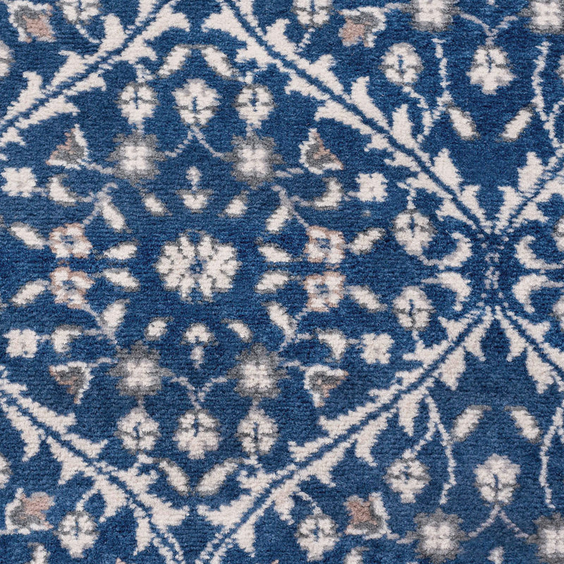 Tapis oriental bleu marine Wealden, Rectangulaire 2 pi x 3 pi