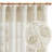 Linen Semi Sheer Rod Pocket Embroidered French Country Farmhouse Curtains-77959973