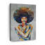 Portrait féminin, portrait abstrait, huile sur toile-92563819