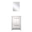 Meuble-lavabo blanc l 36 po x P 20 po, plateau en marbre de culture et miroir 28 po-1119145666-1119145678