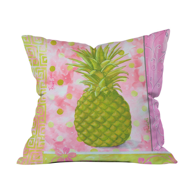 Coussin décoratif d’extérieur fraîche ananas
