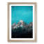 Mountain Peak in Wyoming in Abstract - Framed Print-55726532-55726531