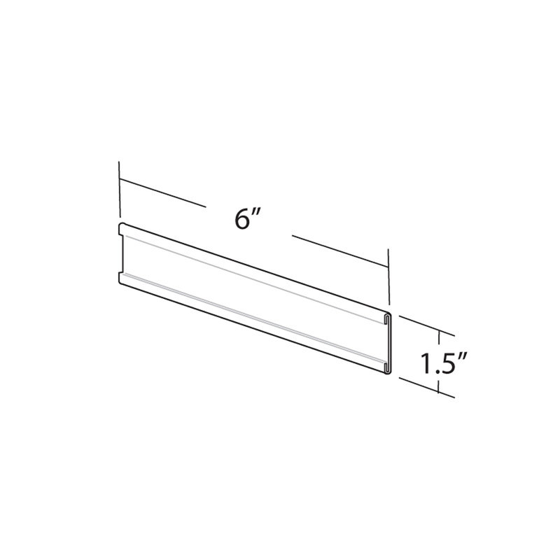 6"W x 1.5"H Adhesive-Back Nameplate, 10-Pack