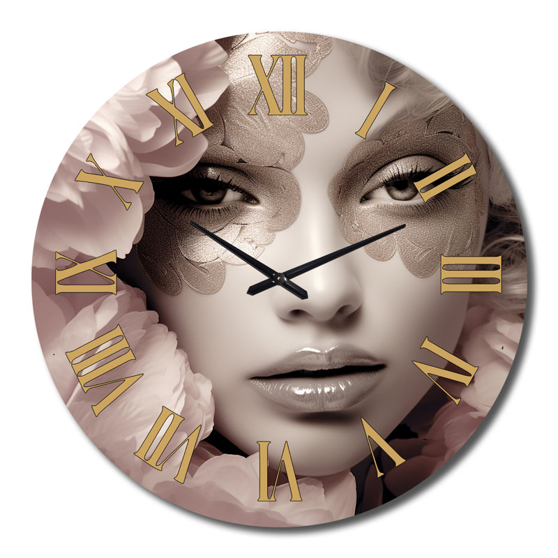 Horloge murale en métal, Grand