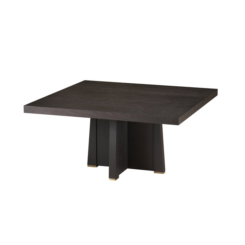 Perry Square Dining Table, 30"H x 60"L x 60"W, Black