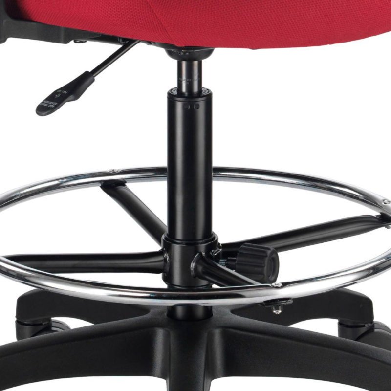 Chaise de travail ergonomique, Rouge